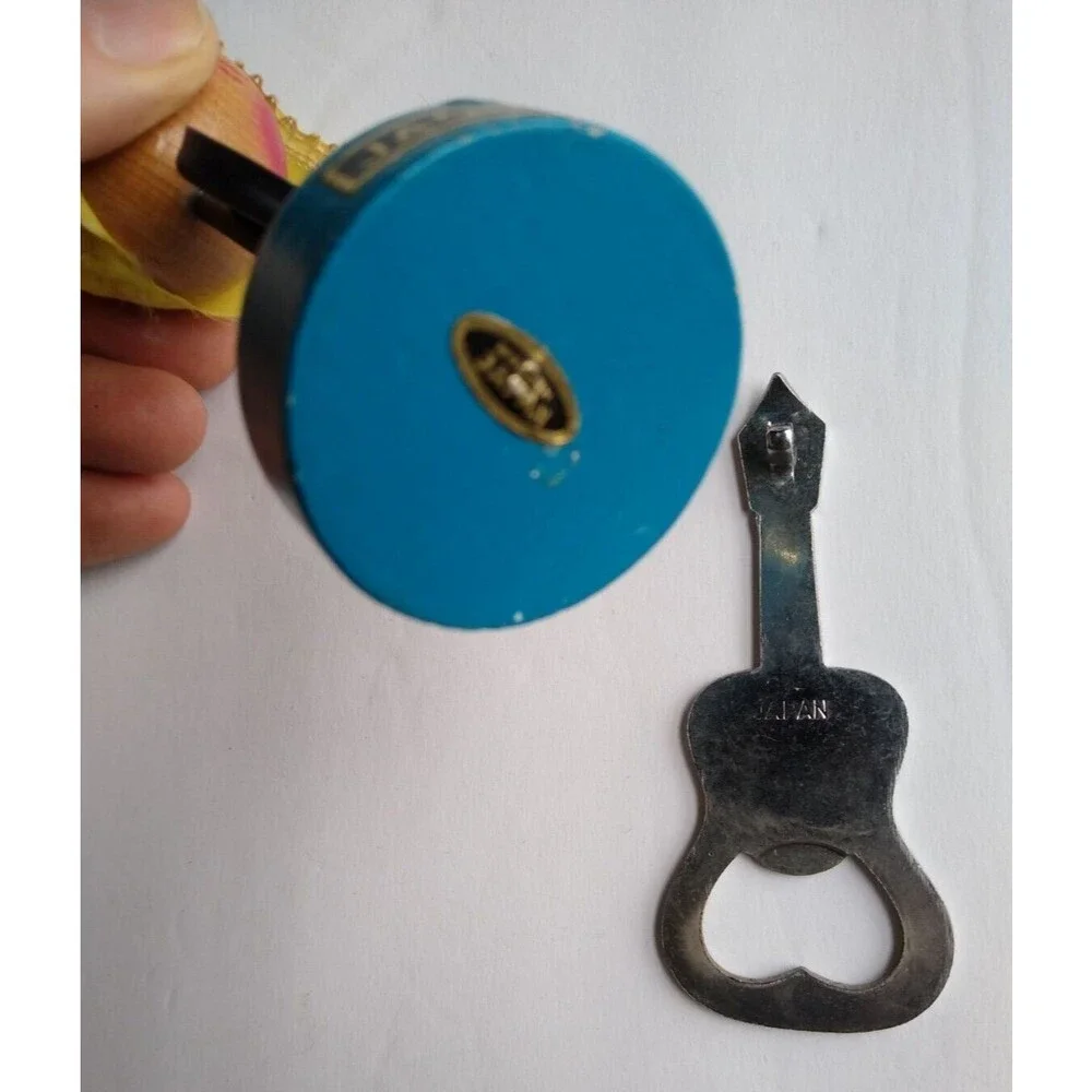 Janie Guitar Bottle Can Opener Retro Barware Kitsch Japan 1950s-60s Mid Century